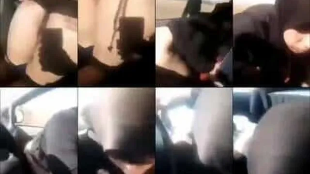 ميلف محجبة تستسلم للنيك جوّه السيارة – سكس عربي